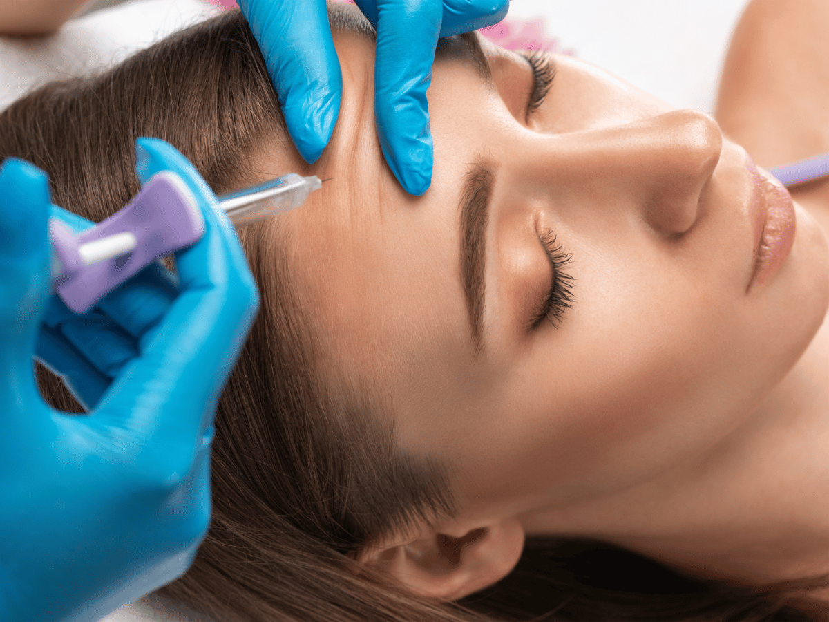 woman getting injections